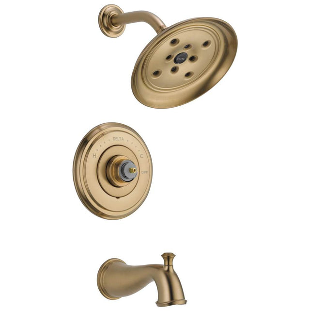 Delta Faucet - CassidyE Monitor 14 Series H2OKineticTub & Shower Trim - Less Handle - Champagne Bronze