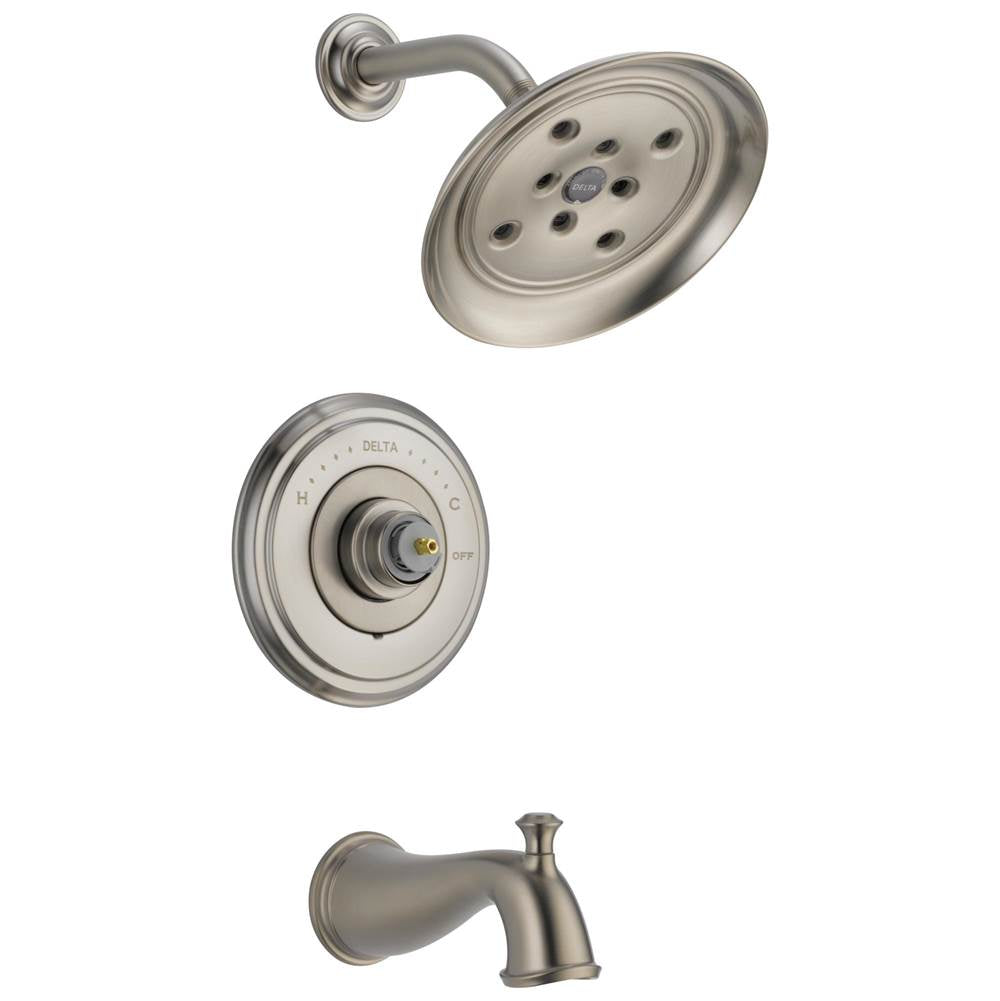 Delta Faucet - CassidyE Monitor 14 Series H2OKineticTub & Shower Trim - Less Handle - Stainless