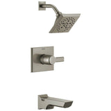 Delta Faucet - PivotalE Monitor 14 Series H2OKineticTub and Shower Trim - LumicoatÂ® Stainless