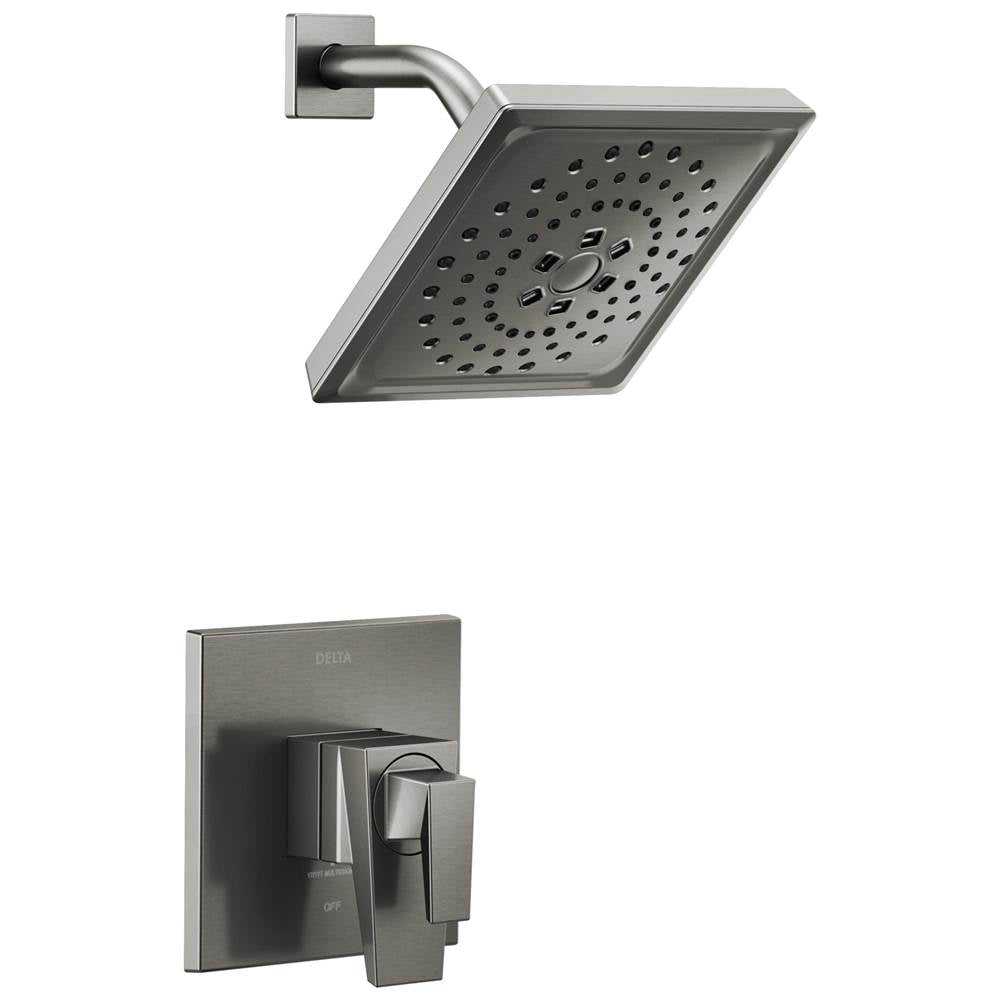 Delta Faucet - TrillianE 17 Series H2Okinetic Shower Only Trim - LumicoatÂ® Black Stainless