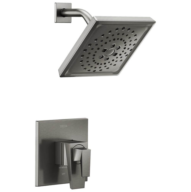 Delta Faucet - TrillianE 17 Series H2Okinetic Shower Only Trim - LumicoatÂ® Black Stainless