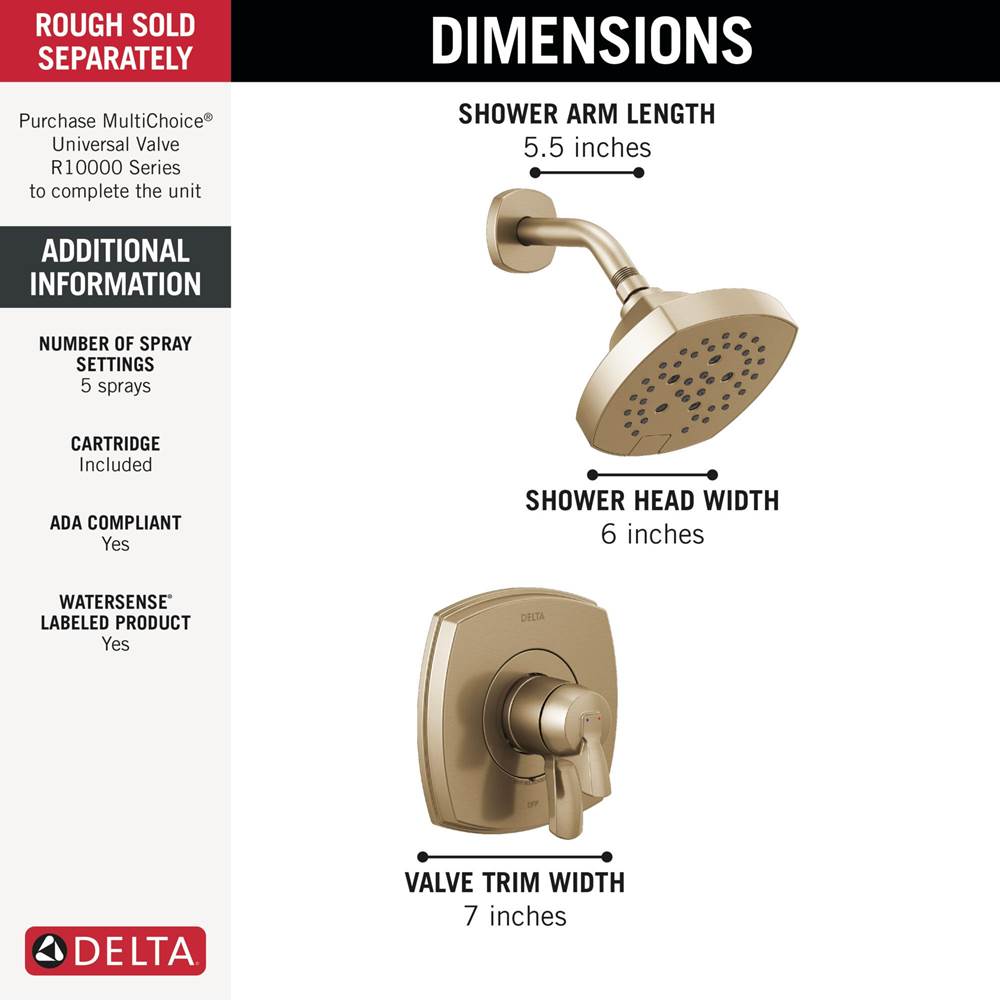 Stryke 17 Series Shower Only