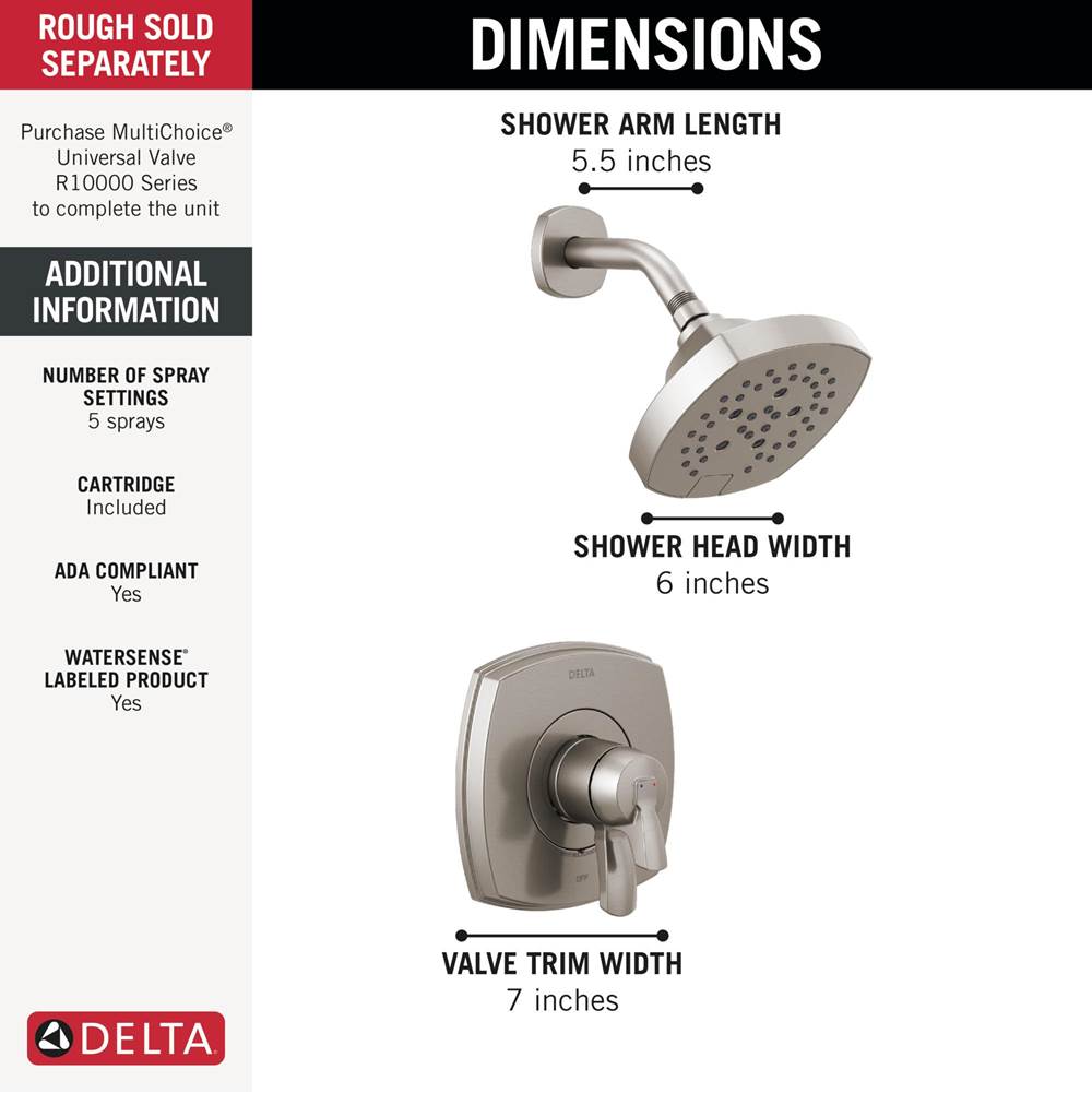 Stryke 17 Series Shower Only