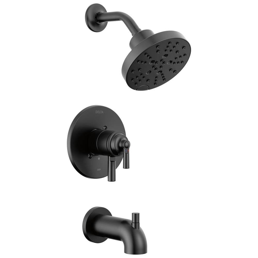 Delta Faucet - SaylorE Monitor 17 Series Tub & Shower Trim - Matte Black