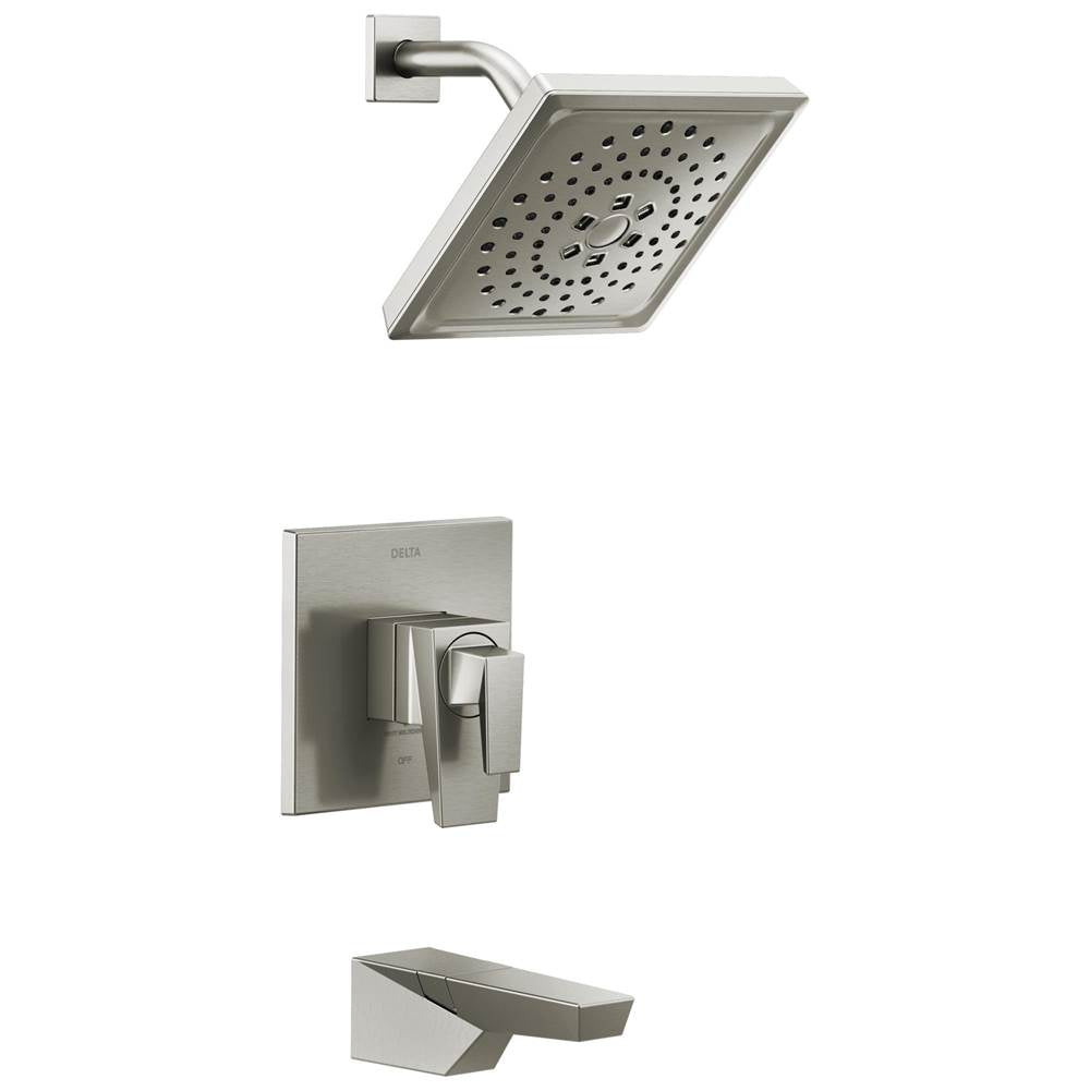 Delta Faucet - TrillianE 17 Series H2Okinetic Tub Shower Trim - LumicoatÂ® Stainless