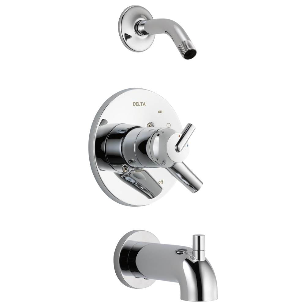 Delta Faucet - Trinsic Monitor 17 Series Tub & Shower Trim - Less Shower Head - Chrome