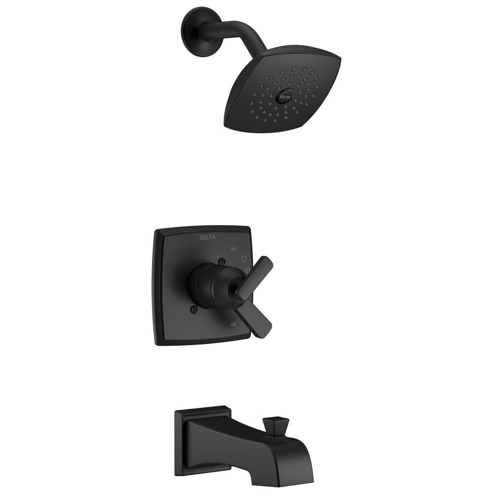 Delta Faucet - Ashlyn Monitor 17 Series Tub and Shower Trim - Matte Black