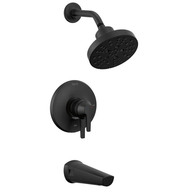 Delta Faucet - GaleonE 17S Tub Shower Trim with H2OKinetic - Matte Black