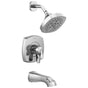 Delta Faucet - Stryke 17 Series Tub and Shower Only - Lumicoat Chrome