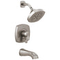 Delta Faucet - Stryke 17 Series Tub and Shower Only - Lumicoat Stainless