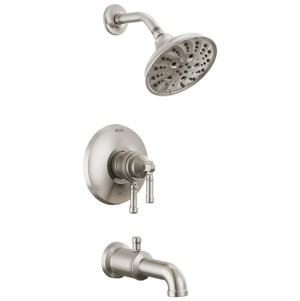 Delta Faucet - BroderickE 17 Series Tub Shower Trim - LumicoatÂ® Stainless