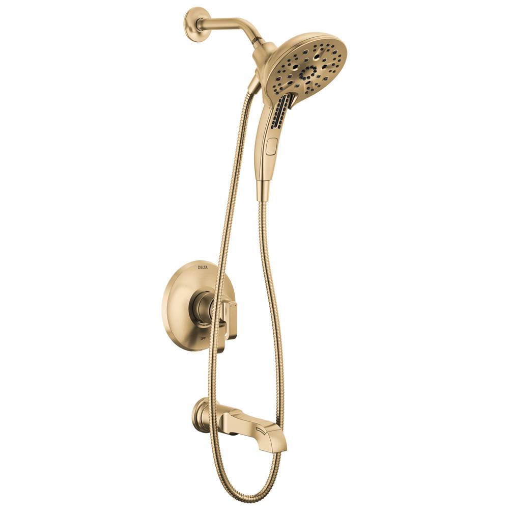 Delta Faucet - TetraE 17 Series Tub Shower Trim - LumicoatÂ® Champagne Bronze