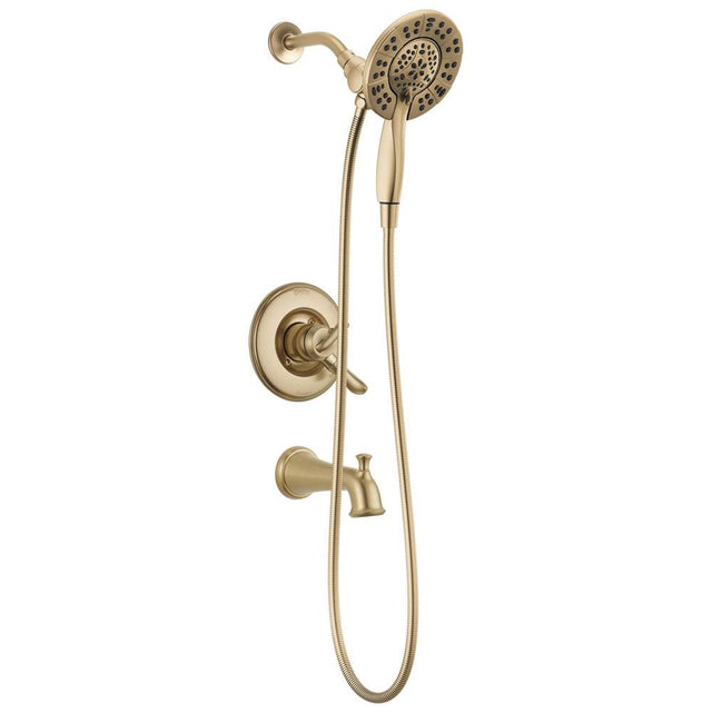 Delta Faucet - LindenE Monitor 17 Series Tub & Shower Trim with In2ition - Champagne Bronze