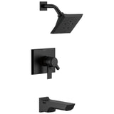 Delta Faucet - PivotalE Monitor 17 Series H2OKineticTub and Shower Trim - Matte Black