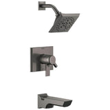 Delta Faucet - PivotalE Monitor 17 Series H2OKineticTub and Shower Trim - LumicoatÂ® Black Stainless