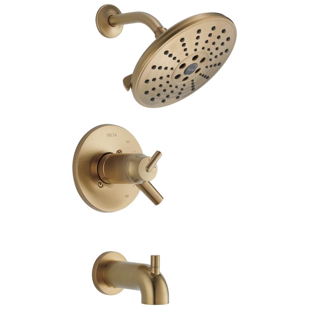 Delta Faucet - Trinsic TempAssure 17T Series H2OKineticTub & Shower Trim - Champagne Bronze