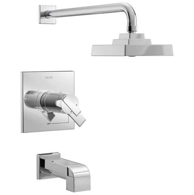 Delta Faucet - Ara TempAssure 17T Series H2Okinetic Tub & Shower Trim - Chrome