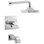 Delta Faucet - Ara TempAssure 17T Series H2Okinetic Tub & Shower Trim - Chrome