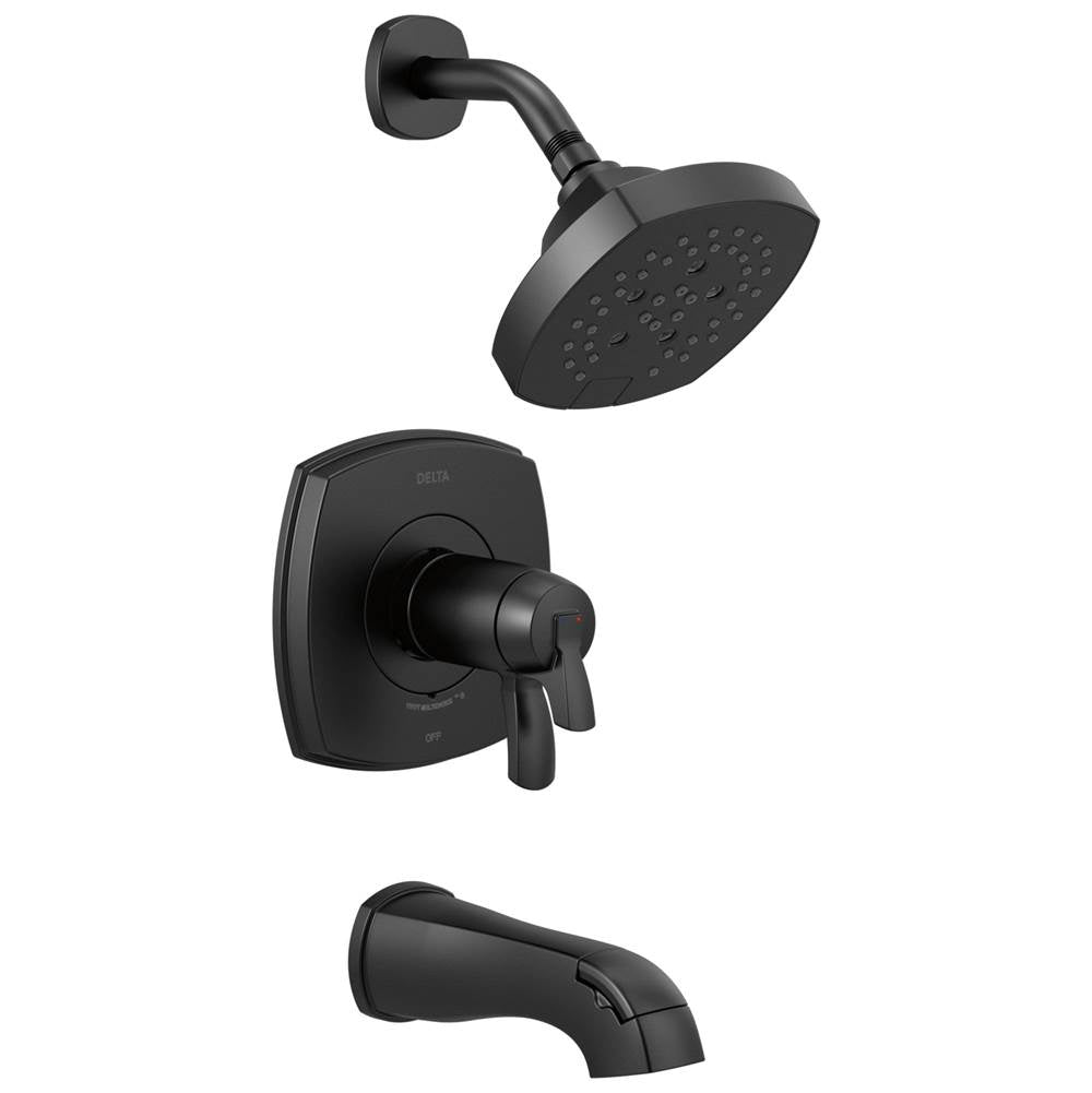 Delta Faucet - Stryke 17 Thermostatic Tub and Shower Only - Matte Black