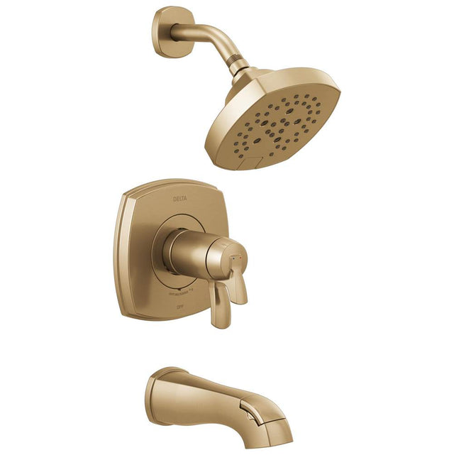 Delta Faucet - Stryke 17 Thermostatic Tub and Shower Only - Lumicoat Champagne Bronze