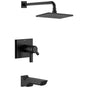 Delta Faucet - PivotalE TempAssure 17T Series H2OKineticTub & Shower Trim - Matte Black