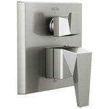 Delta Faucet - TrillianE Two-Handle Monitor 14 Series Valve Trim with 3-Setting Diverter - LumicoatÂ® Stainless