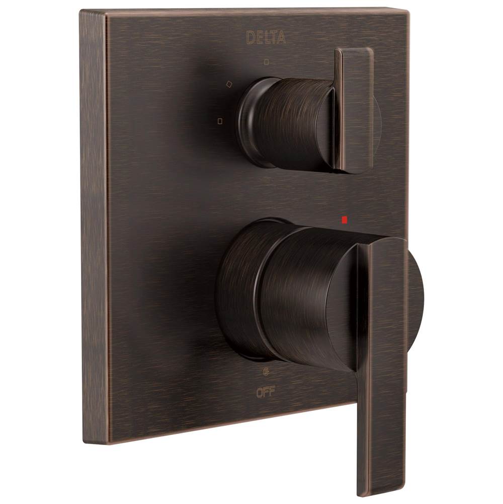 Delta Faucet - Ara Angular Modern Monitor 14 Series Valve Trim with 3-Setting Integrated Diverter - Venetian Bronze