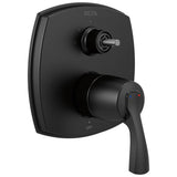 Delta Faucet - Stryke 14 Series Integrated Diverter Trim with Three Function Diverter Less Diverter Handle - Matte Black