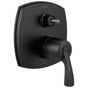 Delta Faucet - Stryke 14 Series Integrated Diverter Trim with Three Function Diverter Less Diverter Handle - Matte Black