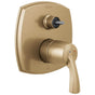 Delta Faucet - Stryke 14 Series Integrated Diverter Trim with Three Function Diverter Less Diverter Handle - Lumicoat Champagne Bronze