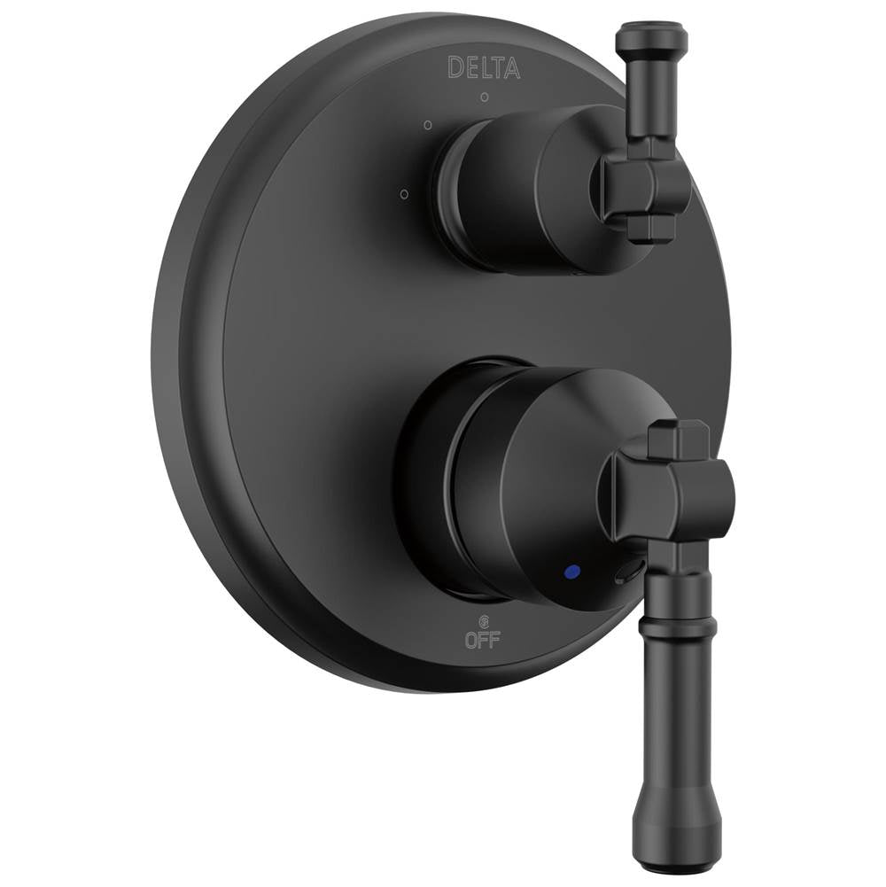 Delta Faucet - BroderickE 14 Series Integrated Diverter Trim 3-Setting - Matte Black