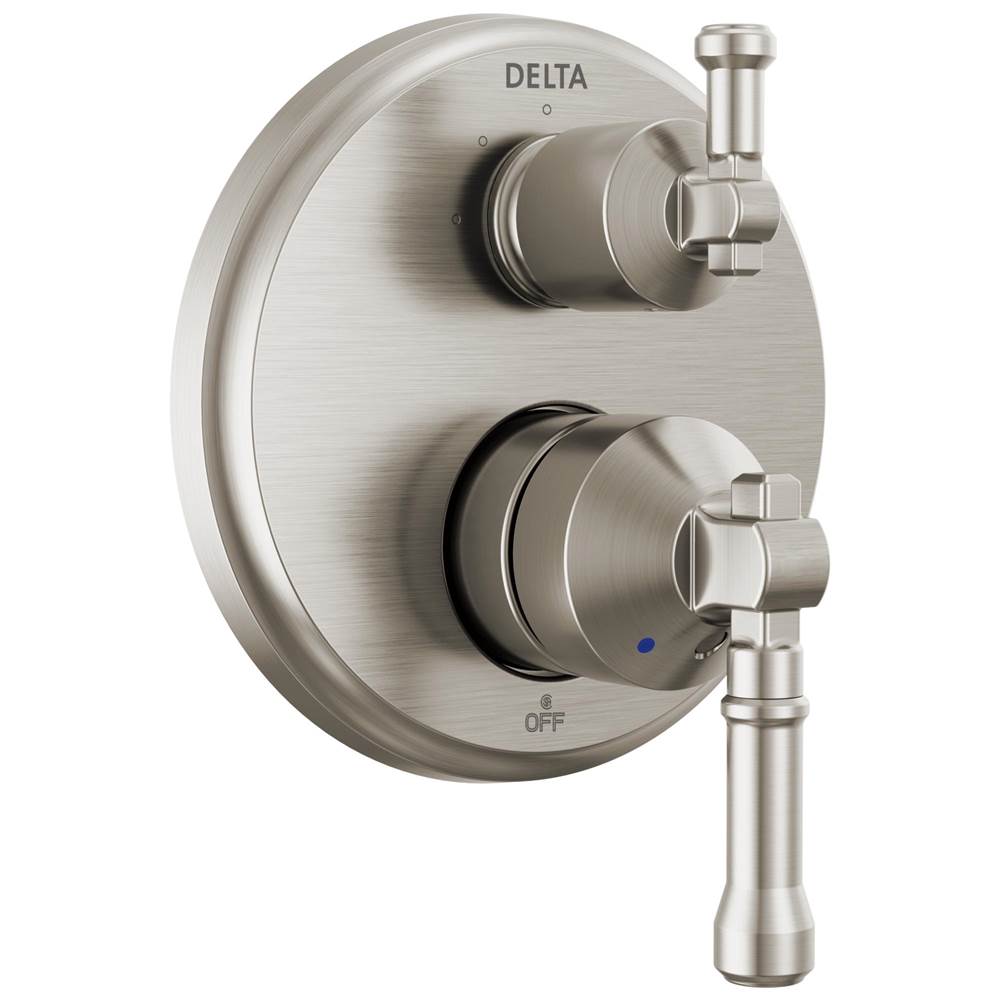 Delta Faucet - BroderickE 14 Series Integrated Diverter Trim 3-Setting - LumicoatÂ® Stainless