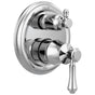 Delta Faucet - CassidyE Traditional 2-Handle Monitor 14 Series Valve Trim with 3-Setting Integrated Diverter - Chrome