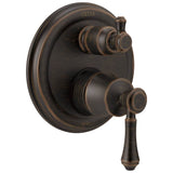 CassidyE Traditional 2-Handle Monitor 14 Series Valve Trim with 3-Setting Integrated Diverter