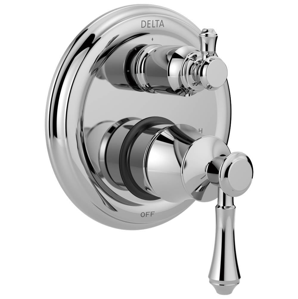 CassidyE Traditional 2-Handle Monitor 14 Series Valve Trim with 3-Setting Integrated Diverter
