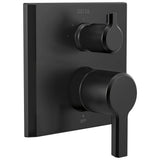 Delta Faucet - PivotalE Monitor 14 Series Valve Trim with 3-Setting Integrated Diverter - Matte Black