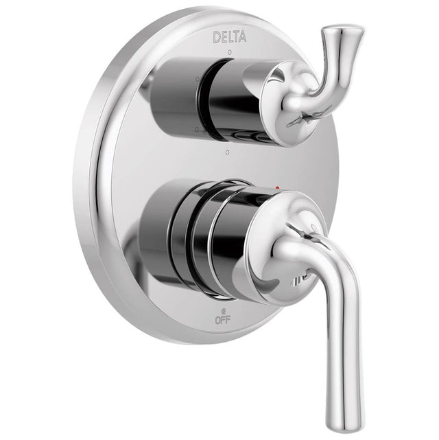 Delta Faucet - KayraE Two-Handle Monitor 14 Series Valve Trim with 6-Setting Integrated Diverter - Chrome