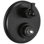 Delta Faucet - DorvalE Traditional 2-Handle Monitor 14 Series Valve Trim with 6 Setting Diverter - Matte Black