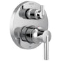 Delta Faucet - Trinsic Contemporary Two Handle Monitor 14 Series Valve Trim with 6-Setting Integrated Diverter - Chrome