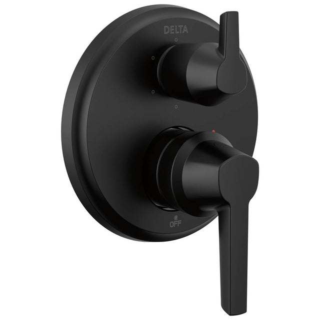 Delta Faucet - GaleonE 14S Integrated Diverter Trim - 6 Setting - Matte Black