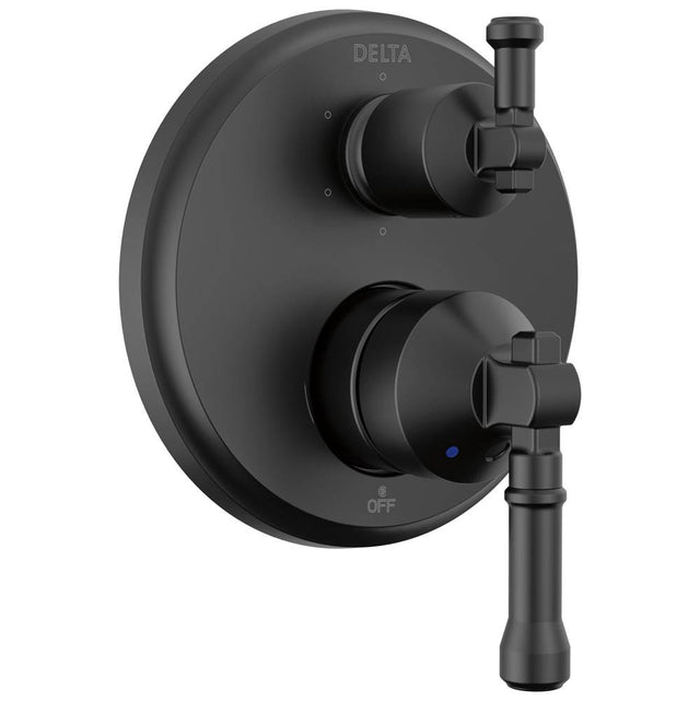 Delta Faucet - BroderickE 14 Series Integrated Diverter Trim 6-Setting - Matte Black