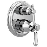 Delta Faucet - CassidyE Traditional 2-Handle Monitor 14 Series Valve Trim with 6-Setting Integrated Diverter - Chrome