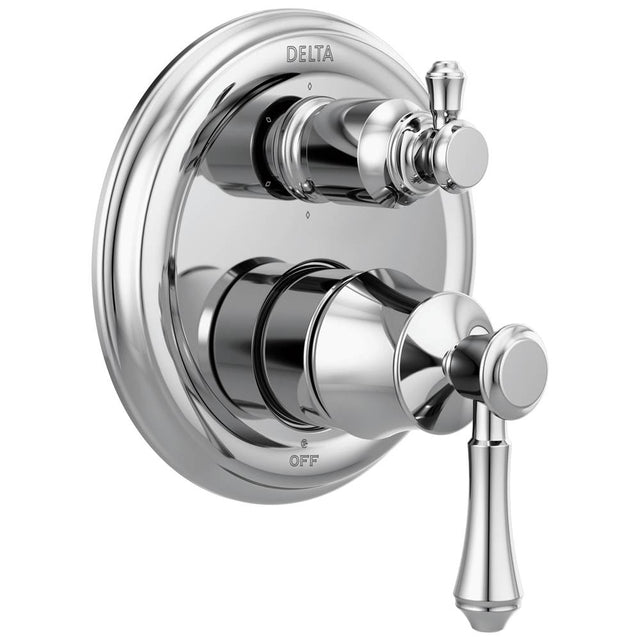 Delta Faucet - CassidyE Traditional 2-Handle Monitor 14 Series Valve Trim with 6-Setting Integrated Diverter - Chrome