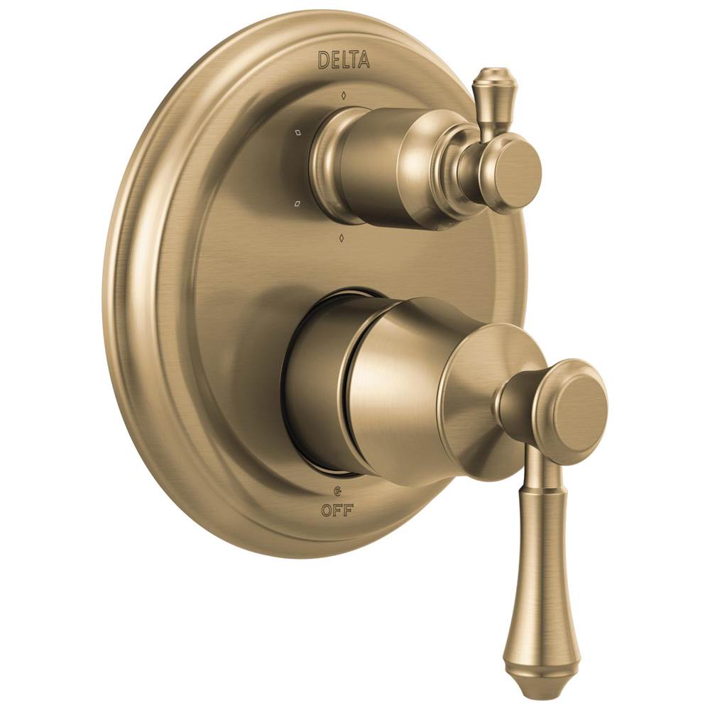 Delta Faucet - CassidyE Traditional Monitor 14 Series Valve Trim with 6-Setting Integrated Diverter - Champagne Bronze
