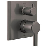 Delta Faucet - PivotalE 14 Series Integrated Diverter Trim - 6 Function Diverter - LumicoatÂ® Black Stainless