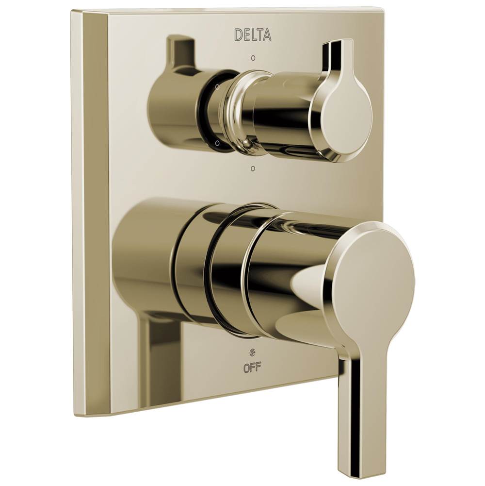 Delta Faucet - PivotalE 14 Series Integrated Diverter Trim - 6 Function Diverter - LumicoatÂ® Polished Nickel