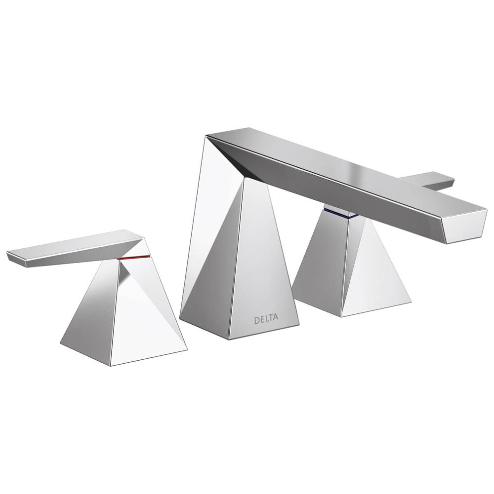 Delta Faucet - TrillianE Two-Handle Roman Tub Trim - LumicoatÂ® Chrome