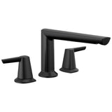 Delta Faucet - GaleonE 3-Hole Roman Tub Trim - Matte Black