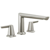 Delta Faucet - GaleonE 3-Hole Roman Tub Trim - LumicoatÂ® Stainless