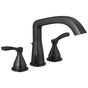 Delta Faucet - Stryke Three Hole Roman Tub Trim - Matte Black
